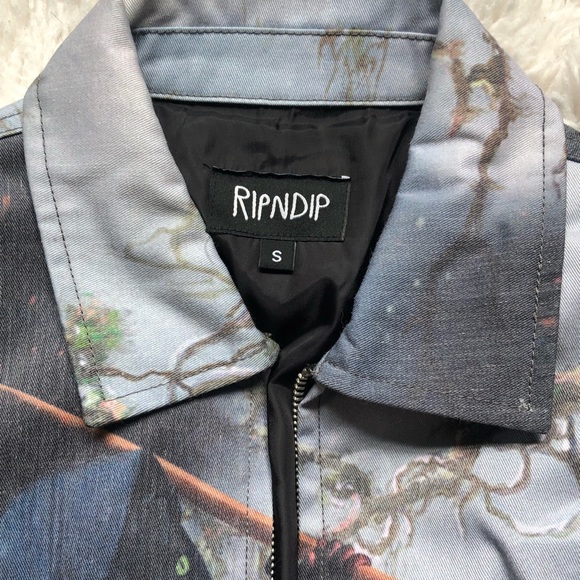 Rip N Dip Fire & Desire denim Jacket - Picture 3 of 5